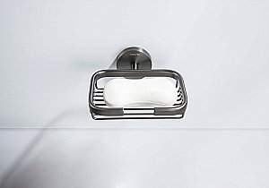 Мыльница Aquatek Бетта AQ4633BGM оружейная сталь купить в интернет-магазине сантехники Sanbest