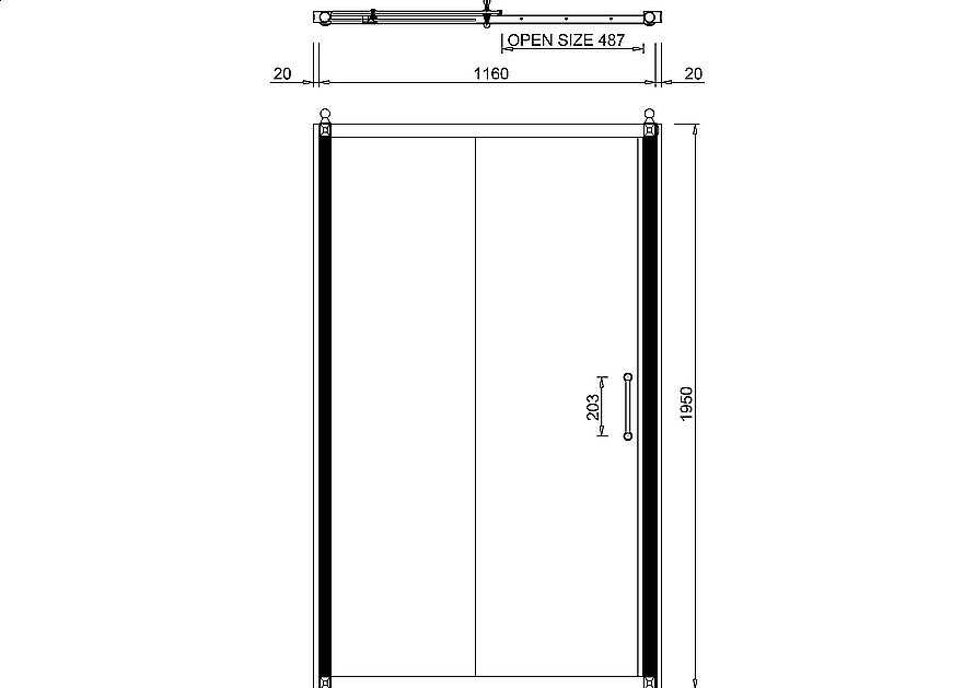 Душевая дверь Burlington C7S купить в интернет-магазине Sanbest