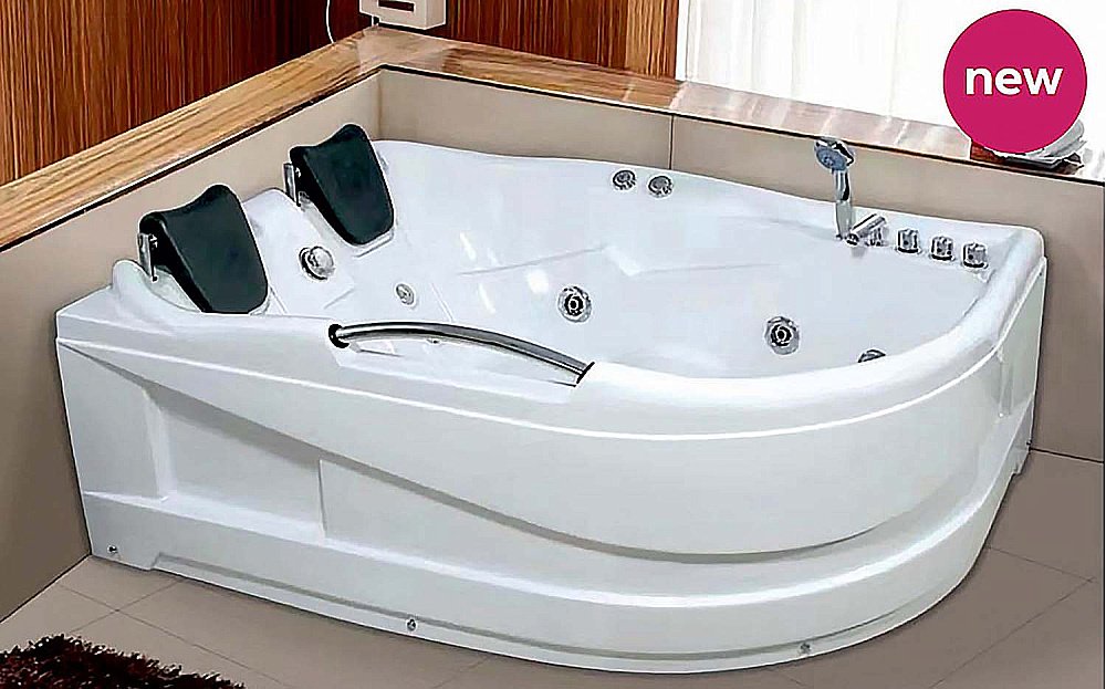 Ванна гидромассажная Loranto CS-806NL/RN 120х170 белая купить в интернет-магазине Sanbest