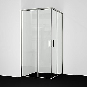 Душевой уголок WasserKRAFT Tauber 64S03 90х90 стекло прозрачное/профиль никель купить в интернет-магазине Sanbest