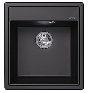 Кухонная мойка Abber Quarz 46х51 AQ2901B черная матовая купить в интернет-магазине сантехники Sanbest