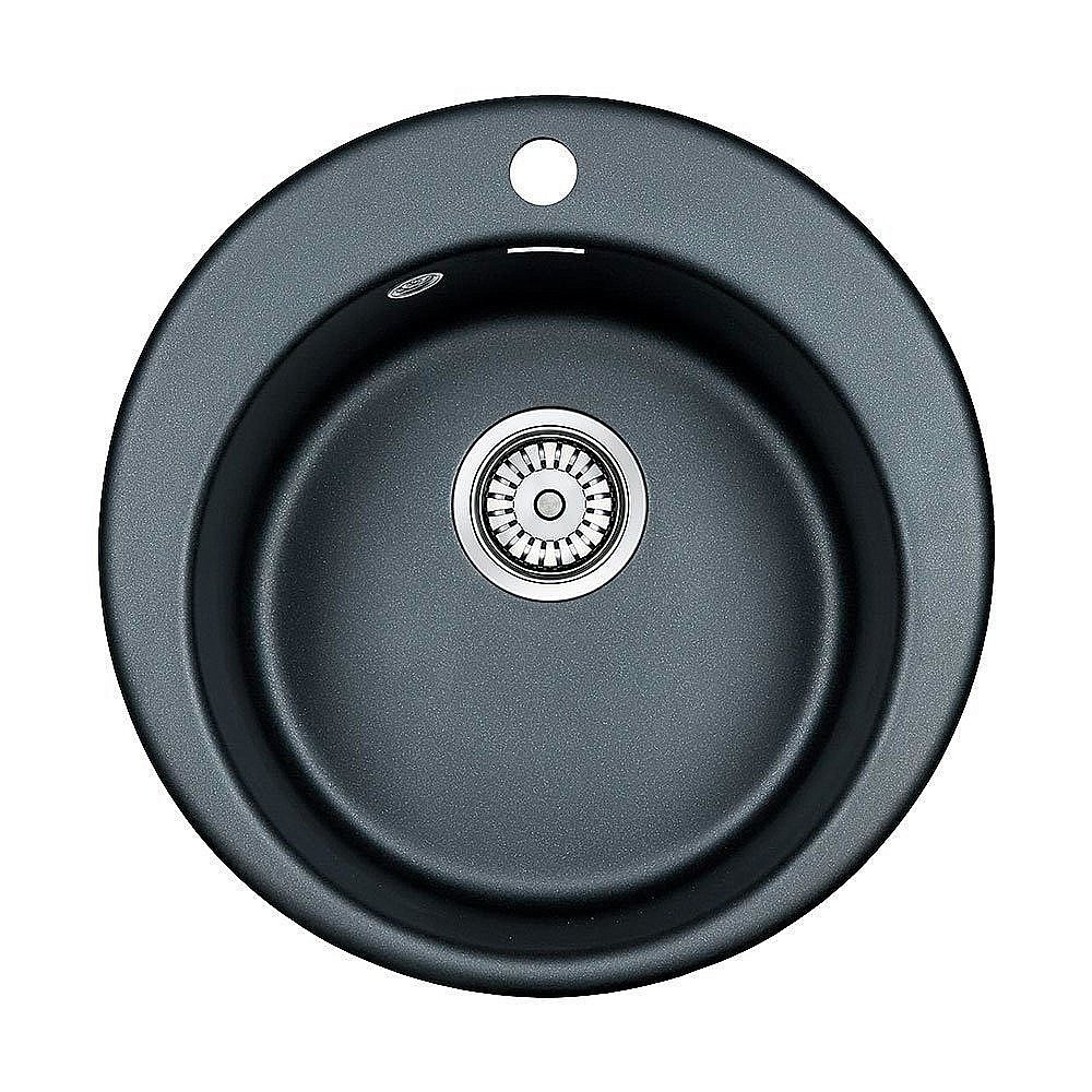 Мойка кухонная Paulmark Gelegen PM404800-BLM Черная купить в интернет-магазине сантехники Sanbest
