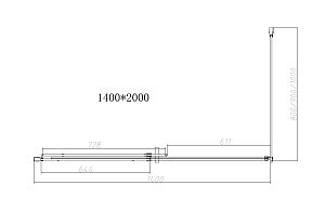 Душевой уголок Vincea DICE VSR-4D8014CL 140x80 хром/прозрачный купить в интернет-магазине Sanbest