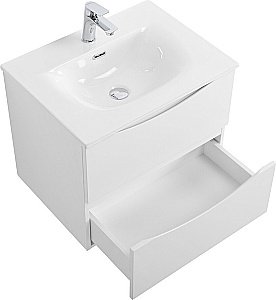 Тумба с раковиной BelBagno MARINO-CER-N-600-2C-SO-BO-P Bianco Opaco для ванной в интернет-магазине Sanbest