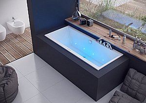 Ванна акриловая Excellent Pryzmat SLIM WAEX.PRY17WHS 170x75 белая купить в интернет-магазине Sanbest