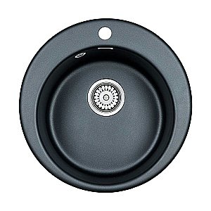 Мойка кухонная Paulmark Gelegen PM404800-BLM Черная купить в интернет-магазине сантехники Sanbest