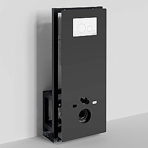 Инсталляция для унитаза WasserKraft Glan 66TLT.010.ME.BL.WM02 с белой матовой кнопкой купить в интернет-магазине сантехники Sanbest