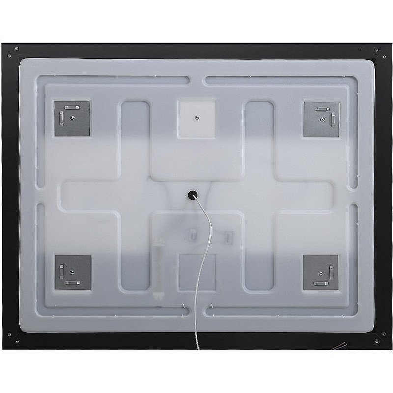 Зеркало BelBagno Kraft SPC-KRAFT-1200-800-SENS-NERO черный в ванную от интернет-магазине сантехники Sanbest