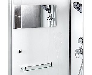 Душевая кабина DTO K401S 100x100 с крышей прозрачная/хром купить в интернет-магазине Sanbest