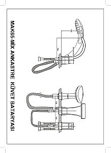 Смеситель для ванны GPD ATROS MAK65 купить в интернет-магазине сантехники Sanbest