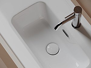 Раковина Ceramica Nova Compact CN7030 белая купить в интернет-магазине Sanbest