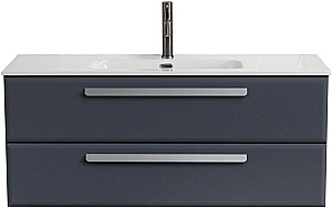 Тумба с раковиной Cezares ECO-CER-N 120 ECO-CER-N-1200-2C-SO-GR-P графит для ванной в интернет-магазине Sanbest