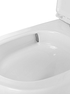 Унитаз подвесной BelBagno Unique BB007CH-TOR/SC белый, безободковый, с крышкой микролифт, слив-торнадо купить в интернет-магазине Sanbest