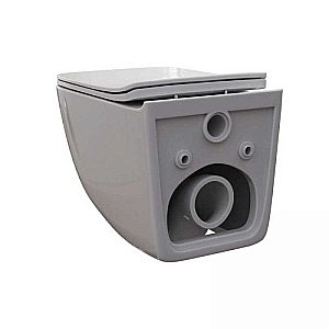 Унитаз Caprigo Modern Comfort C-1303 безободковый, с крышкой микролифт, белый купить в интернет-магазине Sanbest