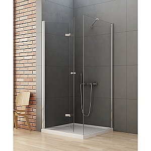 Душевой уголок NEW TRENDY NEW SOLEO 90x120 стекло прозрачное/профиль хром купить в интернет-магазине Sanbest