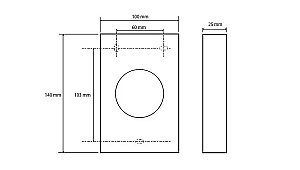 Держатель для пластиковых мешков Bemeta Hotel 101403035 матовый хром купить в интернет-магазине сантехники Sanbest