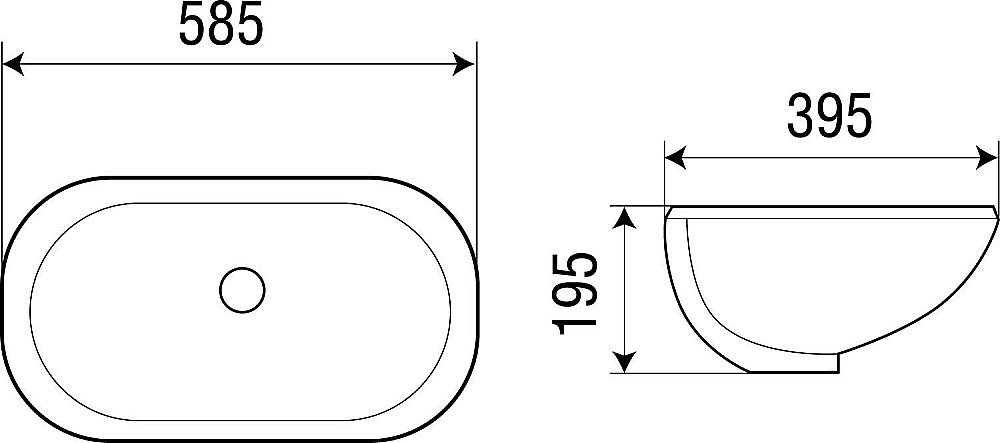 Раковина WeltWasser WW DEILBACH 6030 58,5 белая купить в интернет-магазине Sanbest