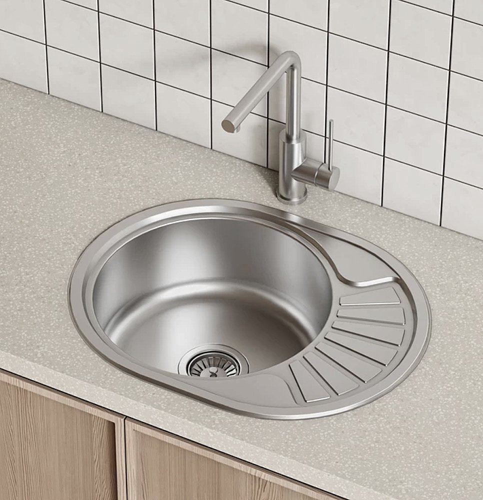 Кухонная мойка Iddis Suno SUN60SDi77 60 сатин купить в интернет-магазине сантехники Sanbest