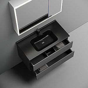 Тумба с раковиной Sancos Folk 90 FL90GS Grey soft для ванной в интернет-магазине Sanbest