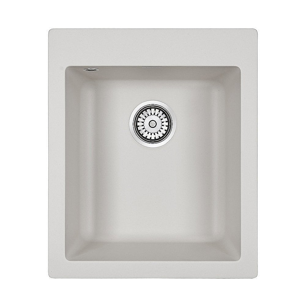 Мойка кухонная Paulmark Leer PM104249-WH Белая купить в интернет-магазине сантехники Sanbest