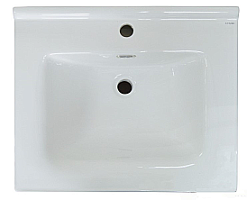 Раковина Azario Lazio AZ-Lazio 61 белая купить в интернет-магазине Sanbest