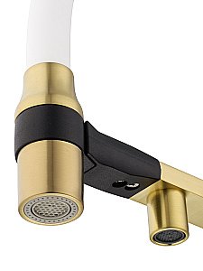 Смеситель для кухни WONZON & WOGHAND WW-88458013-BG(MW) брашированное золото купить в интернет-магазине сантехники Sanbest