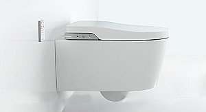 Унитаз подвесной Roca Inspira in-Wash 803060001 безободковый купить в интернет-магазине Sanbest