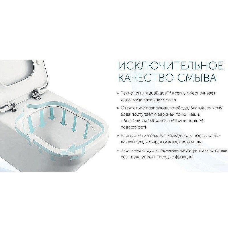 Унитаз напольный Ideal Standard Connect E042901 с бачком E797001 белый, безободковый купить в интернет-магазине Sanbest