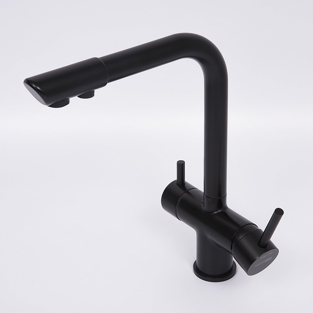 Смеситель для кухни WasserKRAFT A8367 черный купить в интернет-магазине сантехники Sanbest