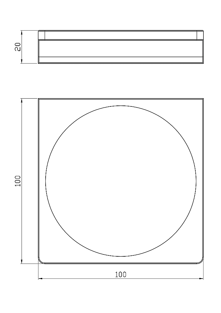 Мыльница Wonzon & Woghand Eclipse WW-9124-BG брашированное золото купить в интернет-магазине сантехники Sanbest