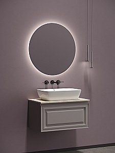 Тумба с раковиной Sancos Very 80 со столешницей, Doha Soft для ванной в интернет-магазине Sanbest