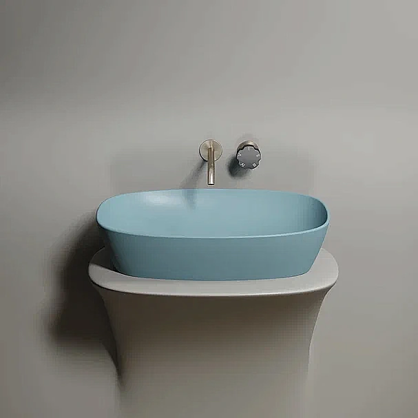 Раковина Ceramica Nova Element 60 CN6049MLG зеленая матовая купить в интернет-магазине Sanbest