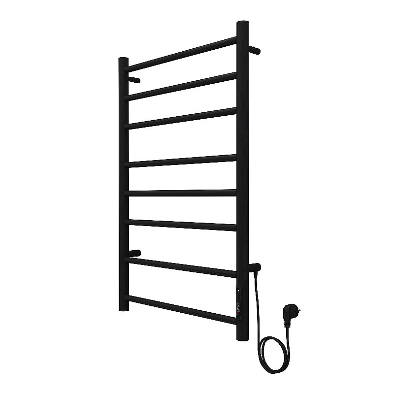 Полотенцесушитель электрический Azario PARMA П8 500х800 AZ10858B черный купить в интернет-магазине сантехники Sanbest