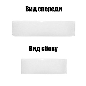 Раковина Azario 51 AZ-7050K белая купить в интернет-магазине Sanbest