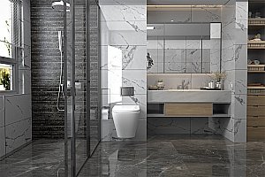 Унитаз подвесной ABBER Rechteck AC1201 белый с инсталляцией AC0105 и кнопкой AC0121 хром, безободковый, с крышкой микролифт купить в интернет-магазине Sanbest