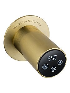 Полотенцесушитель электрический встраиваемый WONZON & WOGHAND LEIPZIG, Брашированное золото (WW-AL3621-BG) купить в интернет-магазине сантехники Sanbest