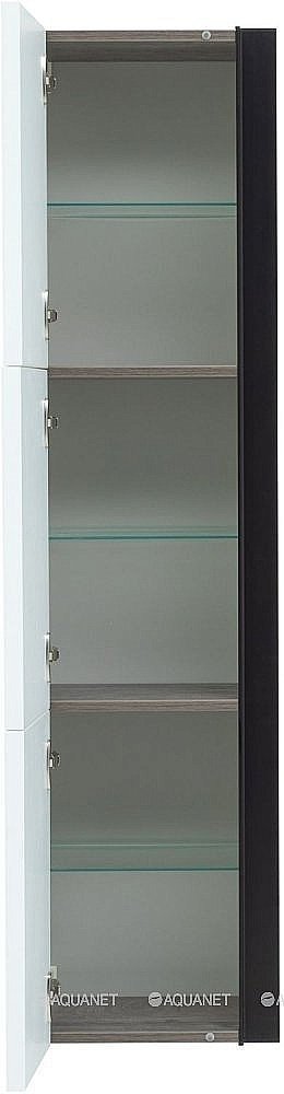 Шкаф-пенал De Aqua Ариетта New 265583 35 белый матовый для ванной в интернет-магазине сантехники Sanbest