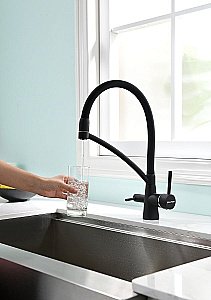 Смеситель для кухни Paulmark Sigen Si213111-AN антрацит купить в интернет-магазине сантехники Sanbest