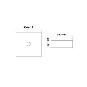 Раковина накладная Iddis Slide SLIGM01i27 серый купить в интернет-магазине Sanbest