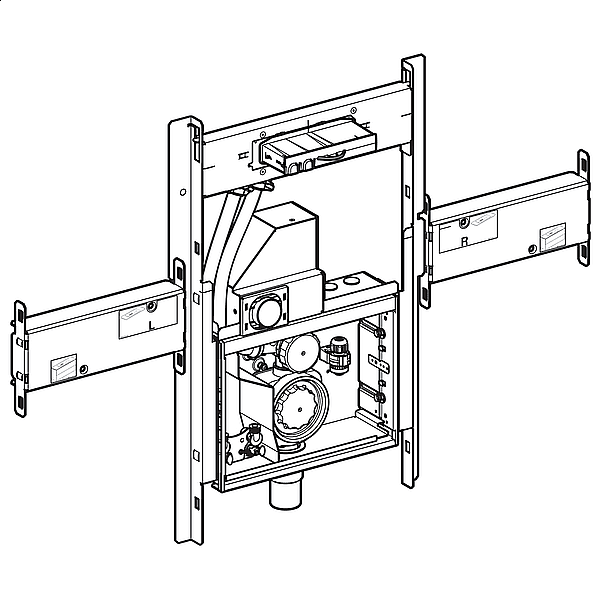 Инсталляция для раковины Geberit GIS 461.471.00.1 купить в интернет-магазине сантехники Sanbest