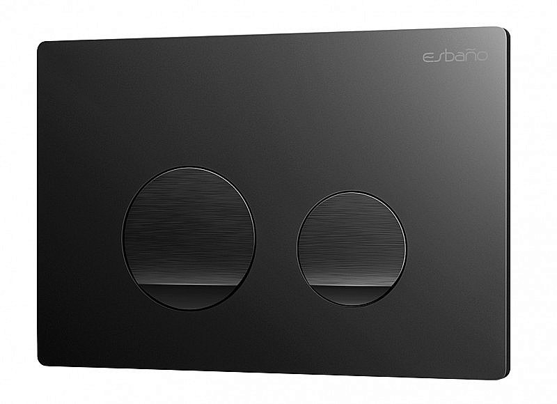 Кнопка для инсталляции Esbano ESINSLM37MB черная матовая купить в интернет-магазине сантехники Sanbest