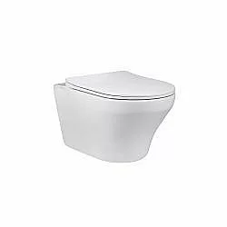 Унитаз подвесной Vincea EDGE-M VT1-37 безободковый, с крышкой микролифт, белый купить в интернет-магазине Sanbest