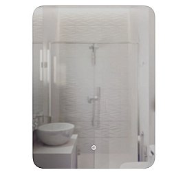 Зеркало Mixline Алон радиус-Эконом 50х70 550229 в ванную от интернет-магазине сантехники Sanbest