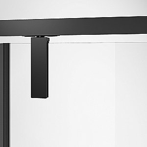 Душевой уголок Veconi Rovigo RV033B-90100-01-C7 90х100 стекло прозрачное/профиль черный матовый купить в интернет-магазине Sanbest