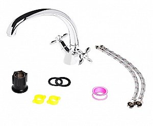 Смеситель для кухни Agger Retro A1900200 хром купить в интернет-магазине сантехники Sanbest