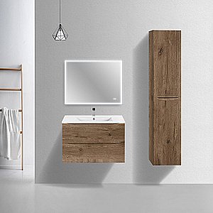 Тумба с раковиной Vincea Mia Slim 800 V.Oak для ванной в интернет-магазине Sanbest