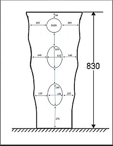 Напольная раковина CeruttiSpa Marco 42 CT7833 белая купить в интернет-магазине Sanbest