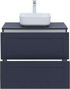 Тумба с раковиной Aquanet Терра 80 маренго для ванной в интернет-магазине Sanbest