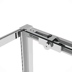 Душевой уголок Vincea Slim Soft VSR-1SS9011CL 110x90 стекло прозрачное/профиль хром купить в интернет-магазине Sanbest