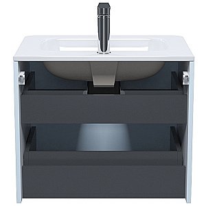 Тумба с раковиной Iddis Edifice 60 EDI60B0i95K голубая для ванной в интернет-магазине Sanbest